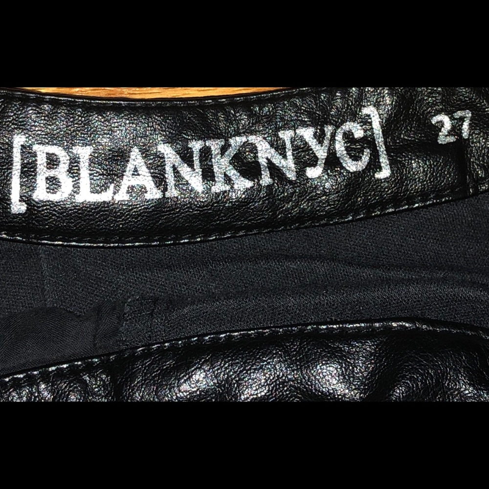 Pleated Vegan Leather Skirt - Picture 3 of 4